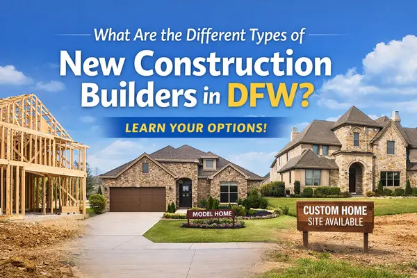Types of New Construction Builders in DFW: A First-Time Buyer’s Guide