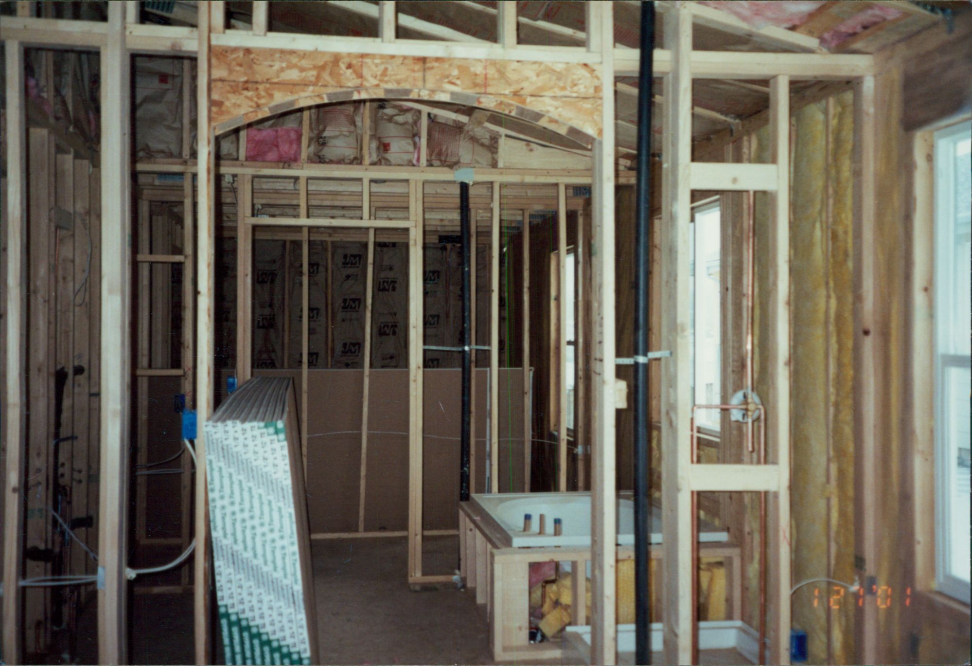 Picture from my first home showing framing.