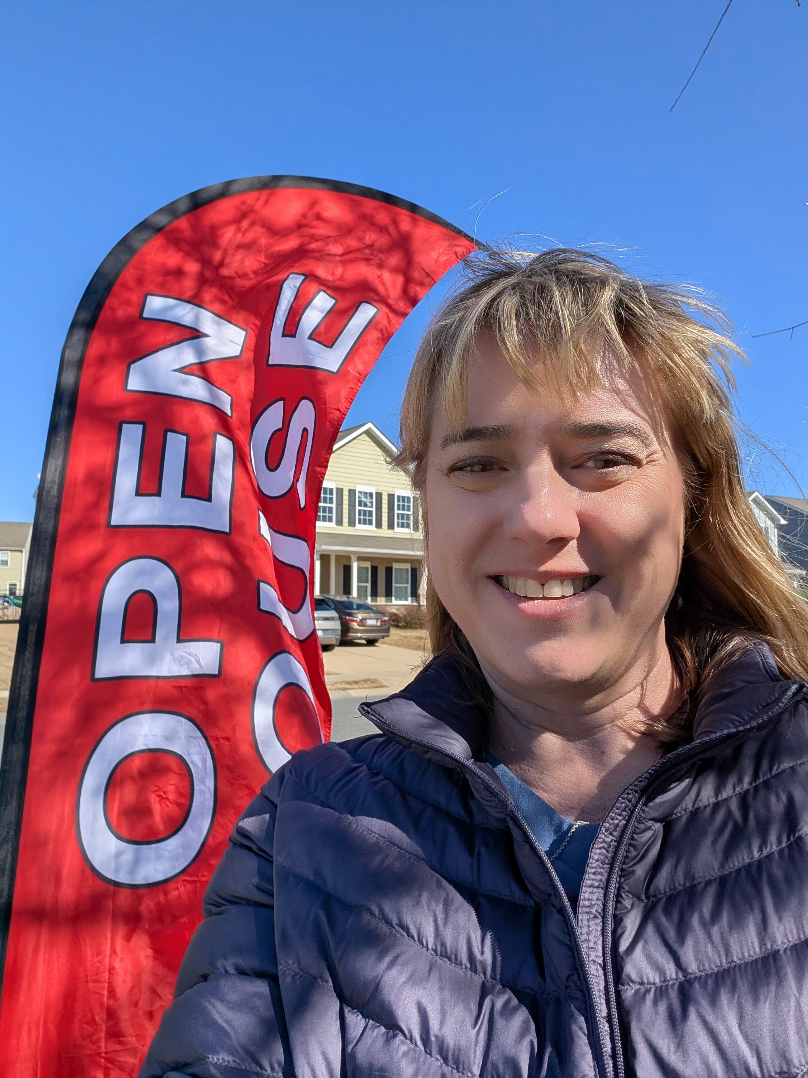 Kristen Coulter hosting an open house