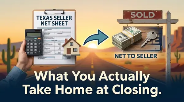 feature image of Texas Seller Net Sheet: What You Actually Take Home at Closing