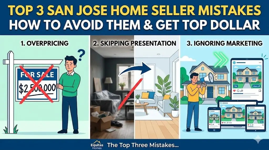 The Top Three Mistakes San Jose Home Sellers Make (and How to Avoid Them)