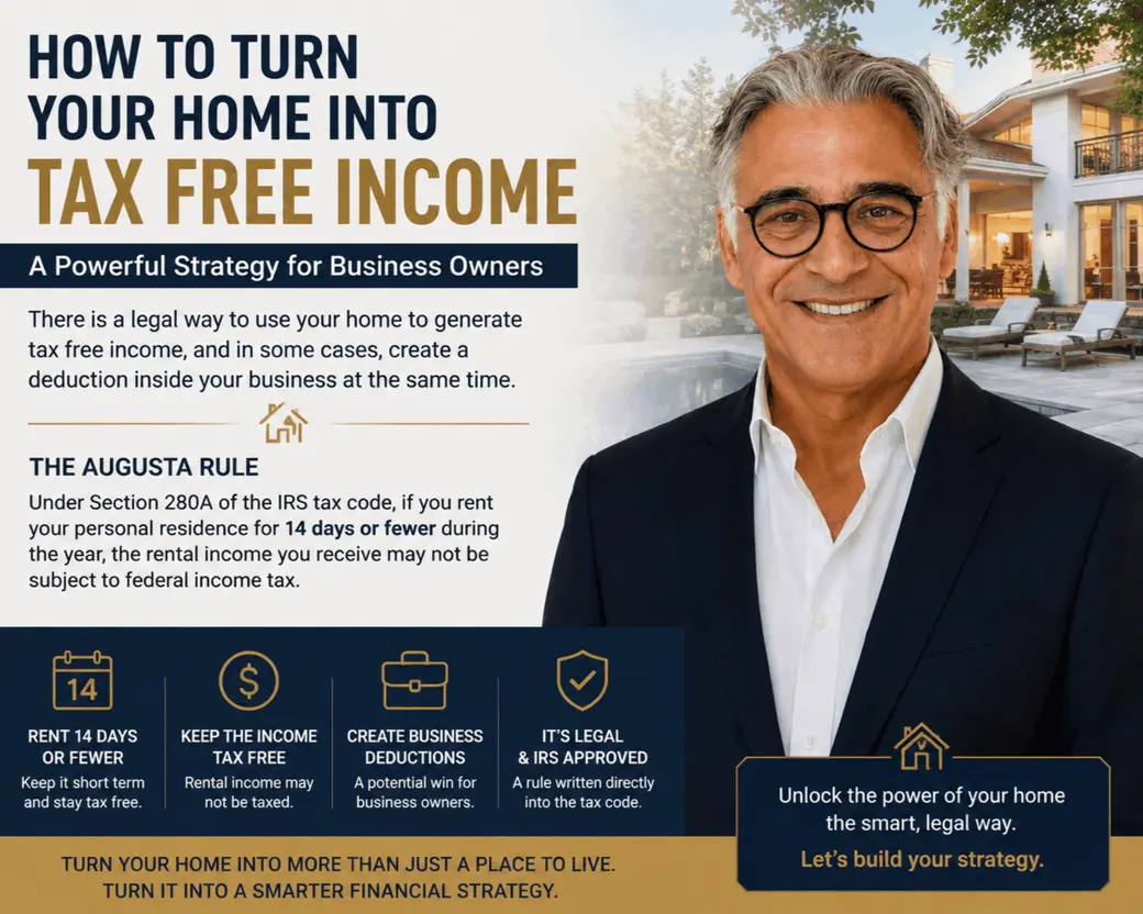 How to Turn Your Home Into Tax Free Income, A Powerful Strategy for Business Owners