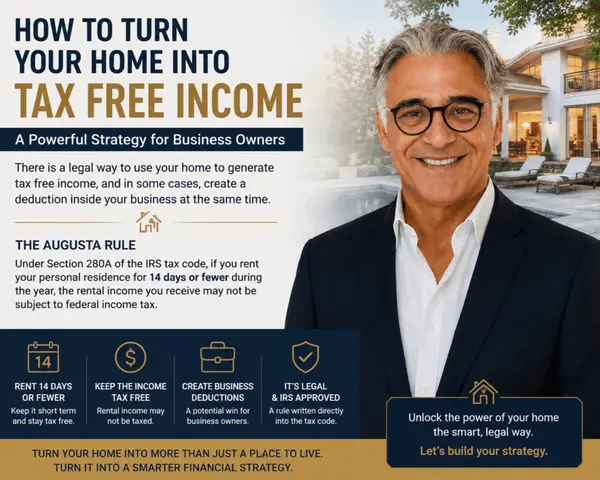 How to Turn Your Home Into Tax Free Income, A Powerful Strategy for Business Owners,Dar Mardan