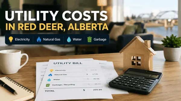 feature image of What is the Average Monthly Utility Bill for a Home in Red Deer?