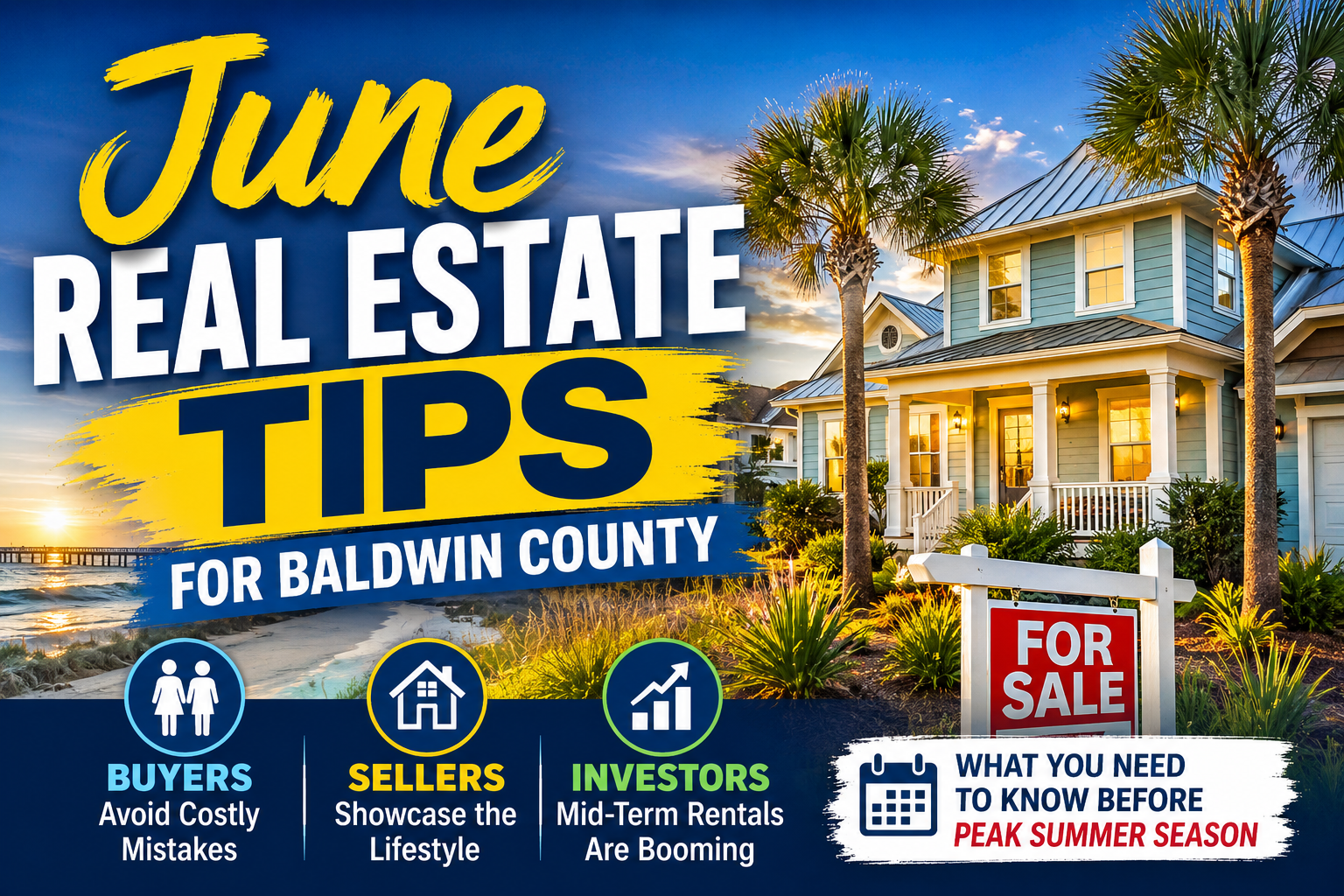 June Real Estate Tips for Baldwin County Alabama