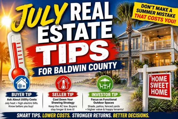 July Real Estate Tips for Baldwin County: What Buyers, Sellers, and Investors Need to Know During the Hottest Month of the Year,Ashurst & Niemeyer