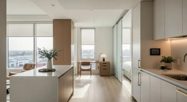 Smart 1‑Bedroom Layouts for Industry Weekday Commuters,Calvin Gong