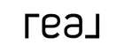 Real Logo Solid White with Black Wordmark