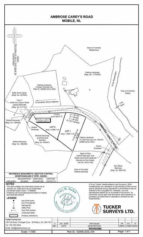 1 Ambrose Careys Road, Mobile, NL A0A 3A0