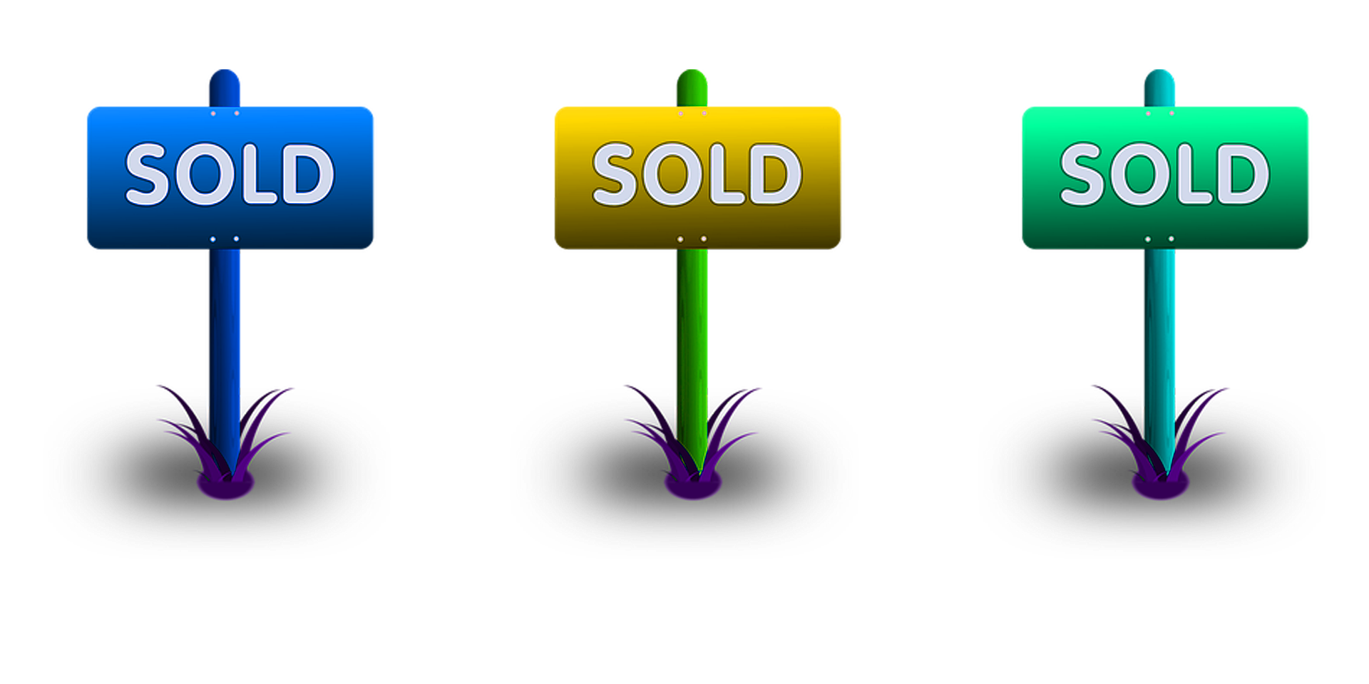 4 Sold Signs