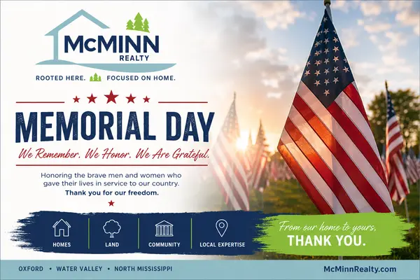 Memorial Day 2026: With Gratitude from McMinn Realty to Those Who Gave All