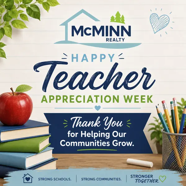 Happy Teacher Appreciation Week from McMinn Realty