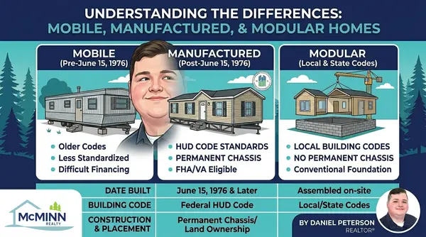 Mobile, Manufactured, or Modular? Understanding the Difference Before You Buy or Sell
