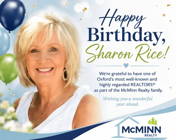 feature image of Happy Birthday, Sharon Rice!