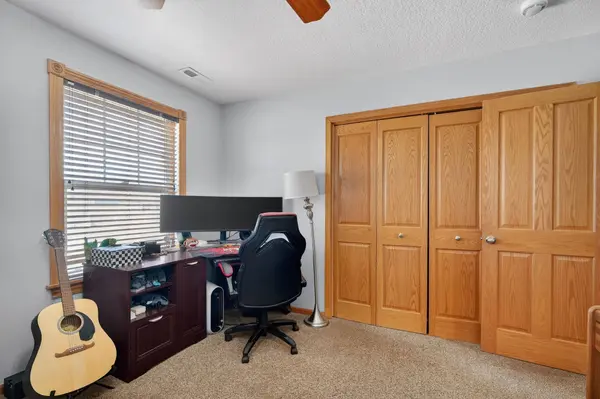 More storage space and natural light in this bedroom or office