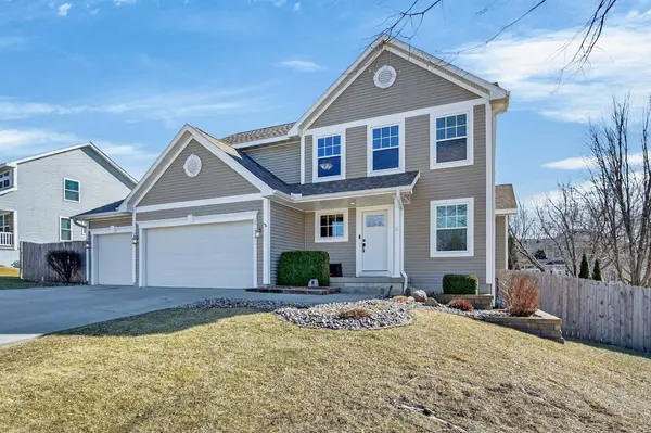 The exterior to this home is fresh and clean