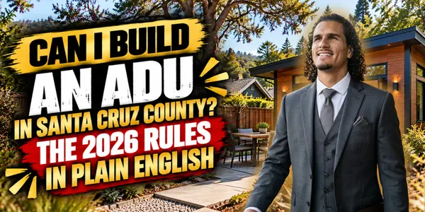 Can I Build an ADU in Santa Cruz County? The 2026 Rules in Plain English