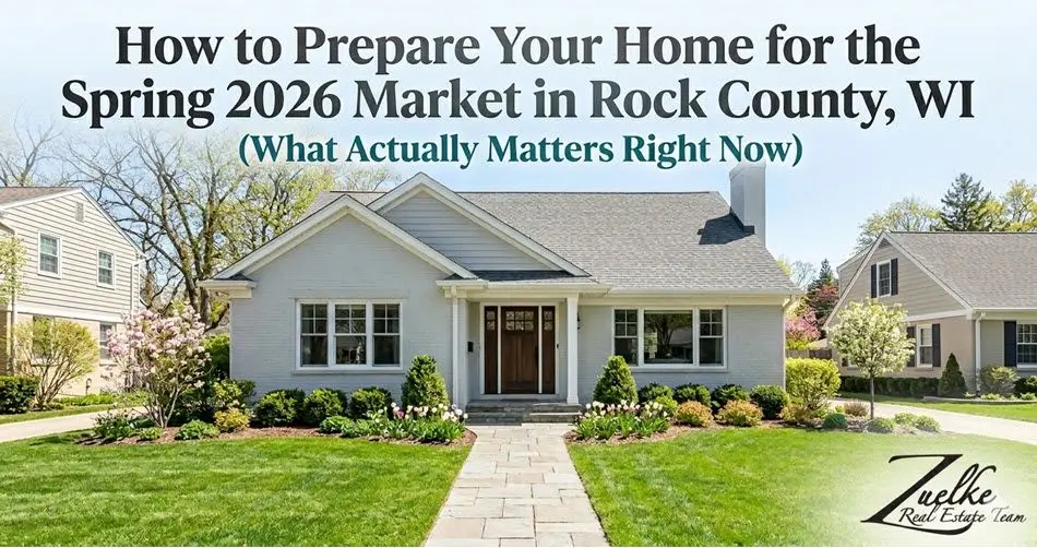 How to Prepare Your Home for the Spring 2026 Market in Rock County, WI (What Actually Matters Right Now)