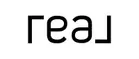 Real Logo Solid White with Black Wordmark