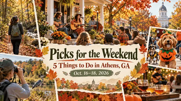 5 Things to Do in Athens, GA This Weekend | October 16–18, 2026