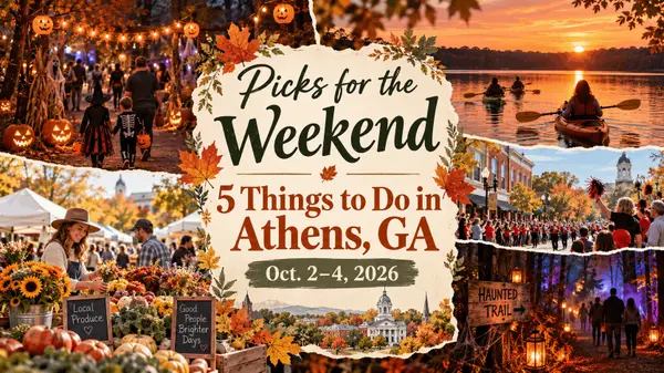5 Things to Do in Athens, GA This Weekend | October 2–4, 2026,Leah Leggett