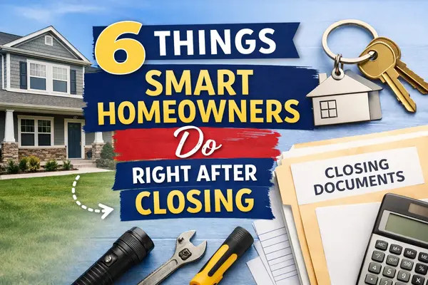 6 Things Every Smart Homeowner Does Right After Closing,Leah Leggett
