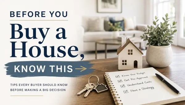 Before You Buy a House, Know This