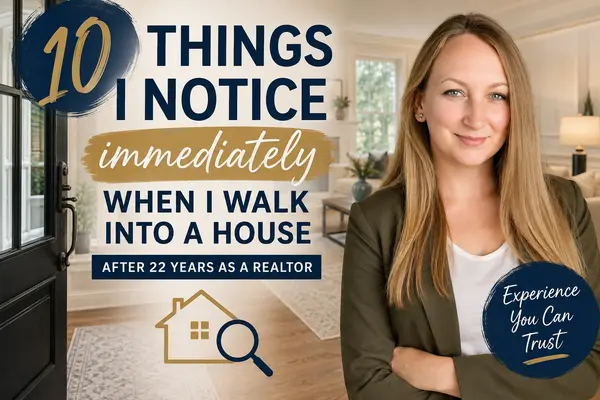 Things I Notice Immediately When I Walk Into a House After 22 Years as a Realtor