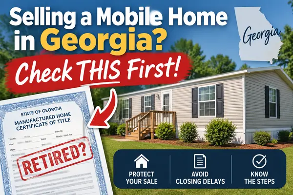 How to Retire a Mobile Home Title in Georgia: What Sellers Need to Know,Leah Leggett
