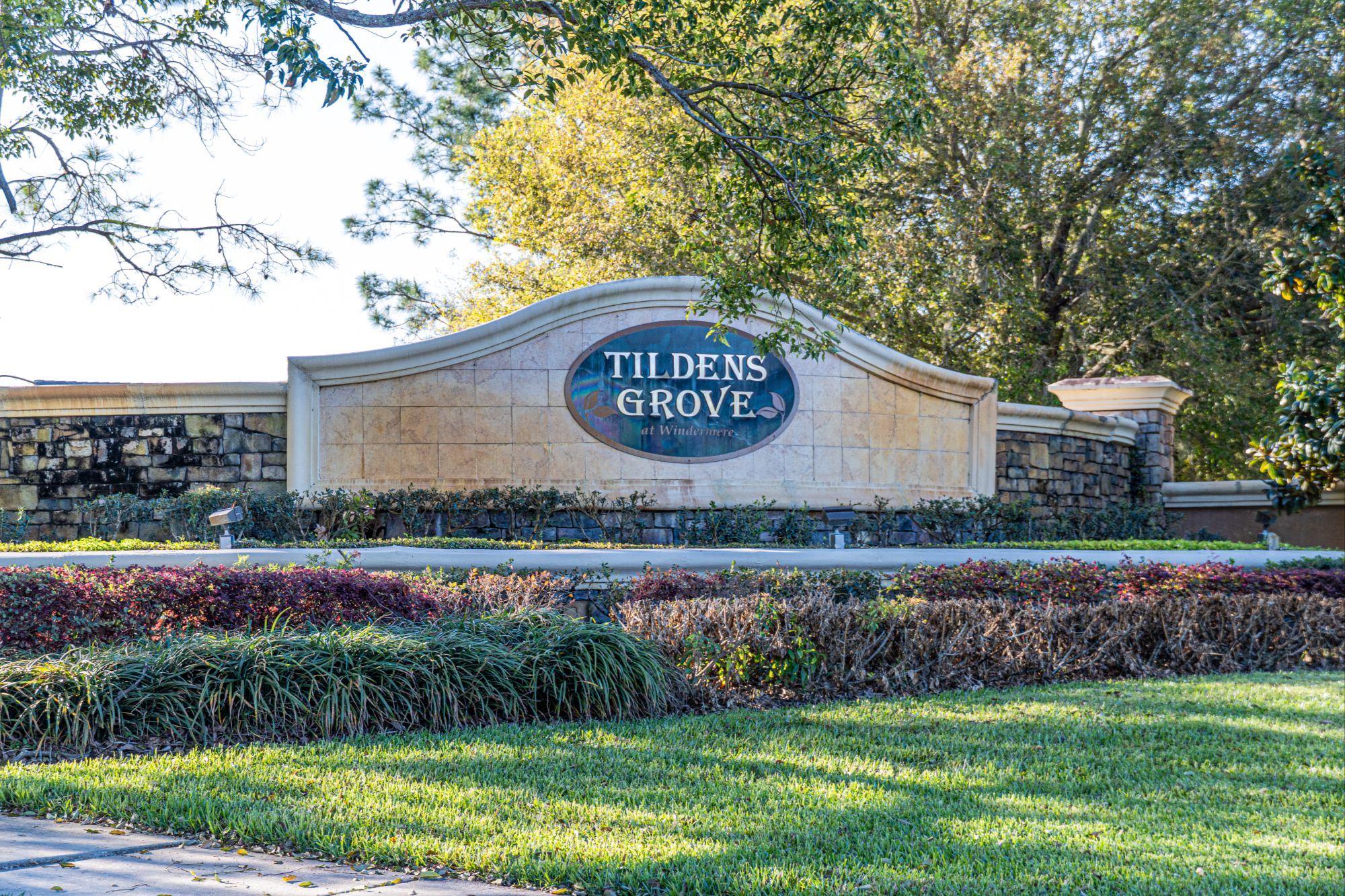 Tilden's Grove Sign