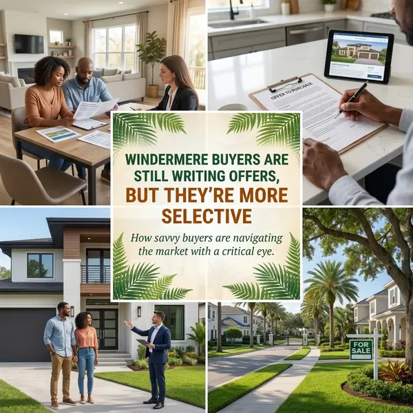 feature image of Windermere buyers are still writing offers, but they're more selective
