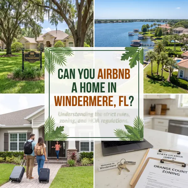feature image of Can You Airbnb a Home in Windermere, FL? Short-Term Rental Rules Explained (2026)