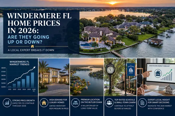 feature image of Windermere FL Home Prices in 2026: Are They Going Up or Down?