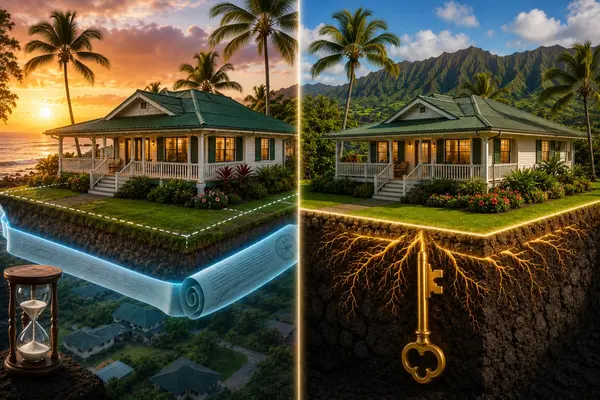 Leasehold vs. Fee Simple on Kauaʻi: What Buyers Need to Know
