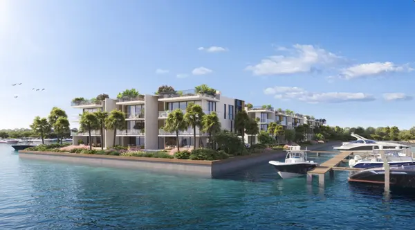 Forté Luxe townhomes with private boat slips on the Intracoastal in Jupiter