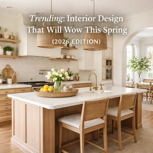 Trending: Interior Design That Will Wow This Spring (2026 Edition)