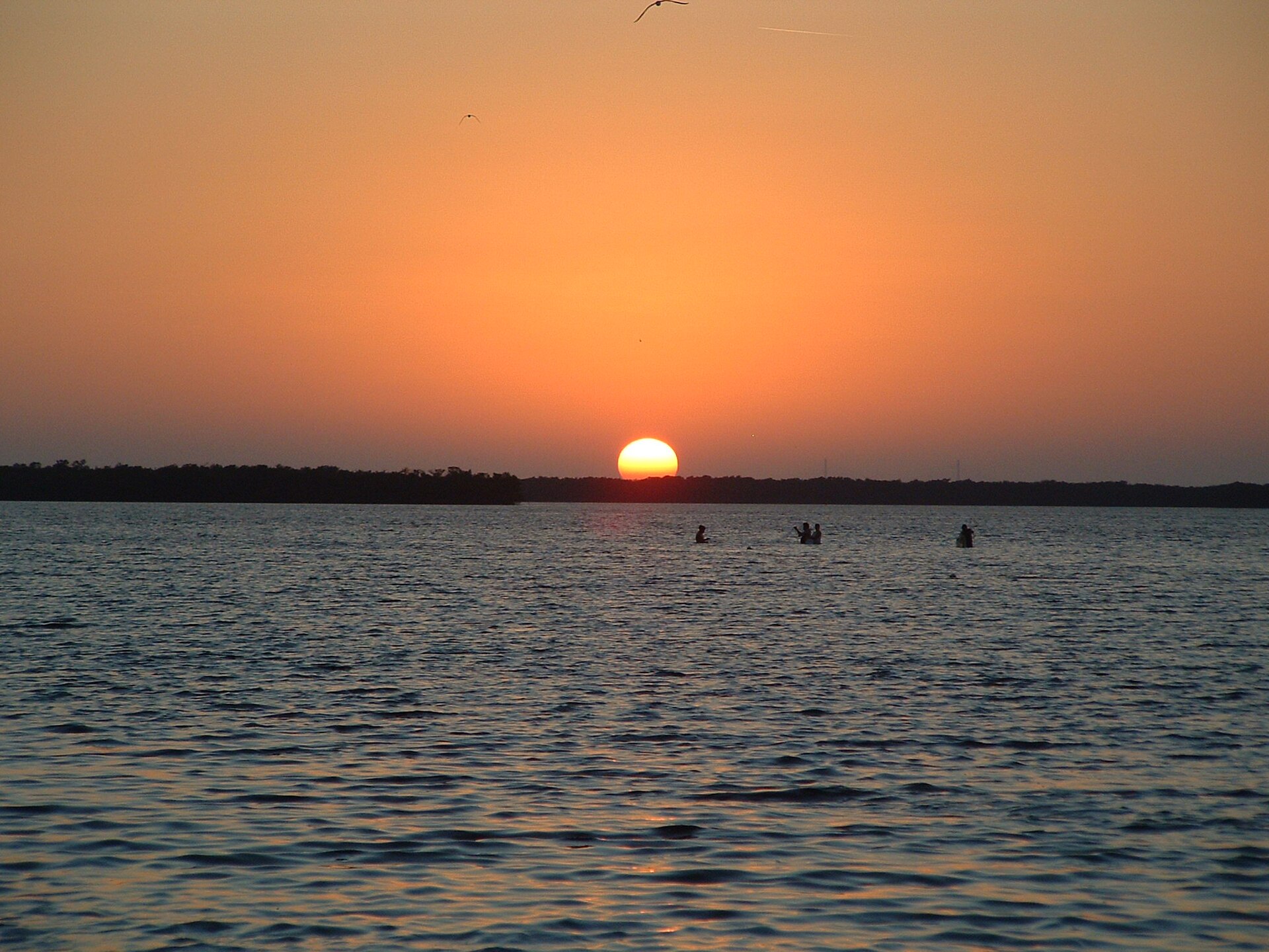 Sunset over Cockroach Bay near Ruskin