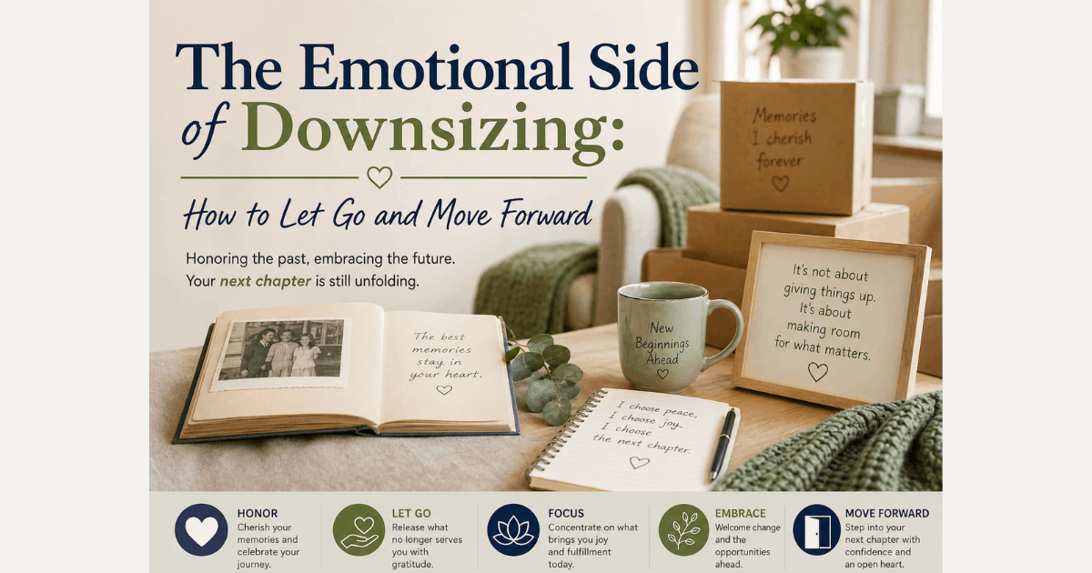 The Emotional Side of Downsizing: How to Let Go and Move Forward