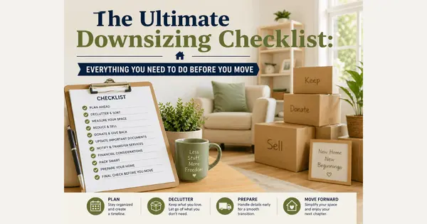 The Ultimate Downsizing Checklist: Everything You Need to Do Before You Move,Stephen DallaCosta