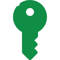 Key icon: circular green head with shaft and teeth; replaceable image for the Buy A Home section.