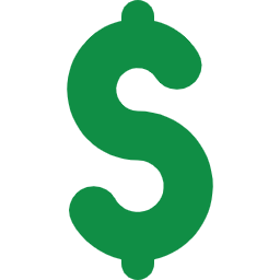 Dollar-sign icon: green stroke dollar with vertical line; replaceable image for the Market Analysis section.