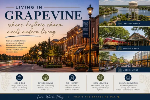 Living in Grapevine | Historic Charm Meets Modern Living,Edmund Ponikiewski
