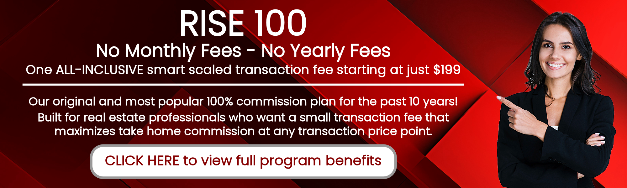 Rise Realty is the agents choice for a 100 commission real estate broker in California.