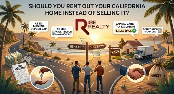 Should You Rent Out Your California Home Instead of Selling It?