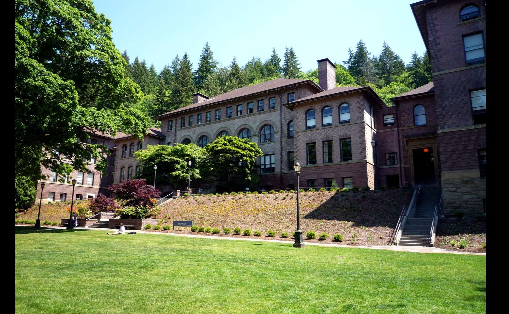 Old Main at Western Washington University, a top employer in Bellingham, WA