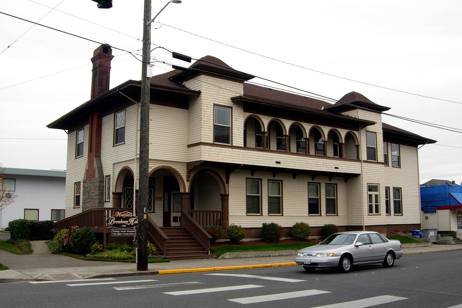 The 1914 Aftermath Clubhouse, a National Register landmark in the Lettered Streets neighborhood of Bellingham WA