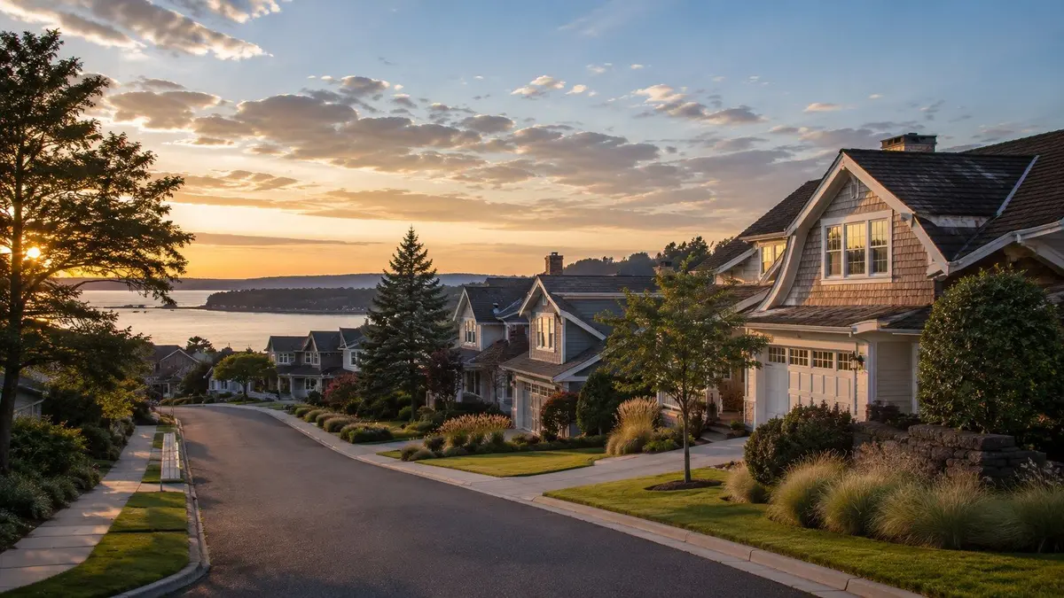Coastal homes with water views near Semiahmoo in Blaine, WA