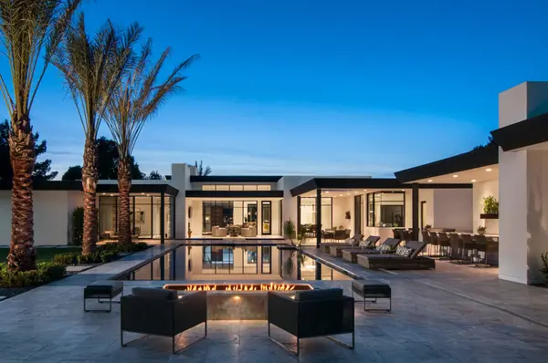Modern home in The Canyons at Scenic Loop showcasing contemporary design, luxury finishes, and Texas Hill Country living.