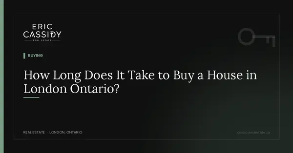 How Long Does It Take to Buy a House in London Ontario?