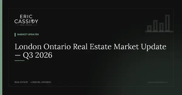 London Ontario Real Estate Market Update — Q3 2026